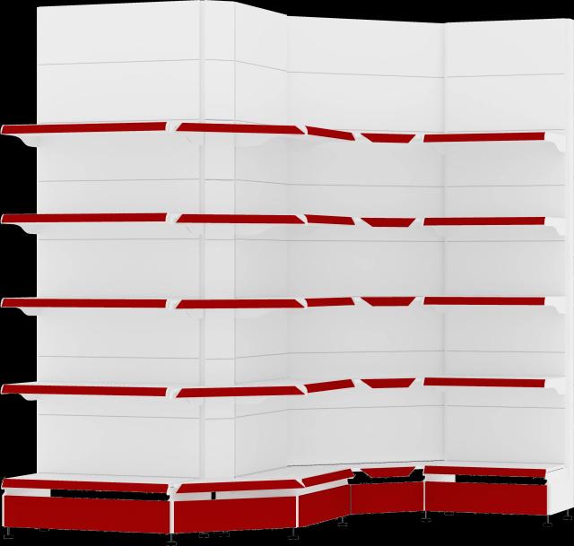 Угловые стеллажи