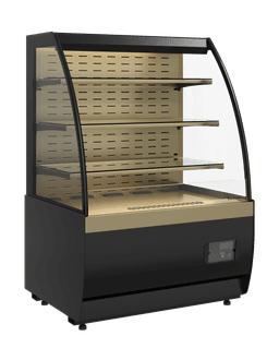 Кондитерская витрина K70 VM 1,3-2 STANDARD открытая, горка (версия 2.0) (9005-0109)