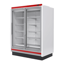 Пристенная витрина Барселона 210/98 ВХНп-1,57