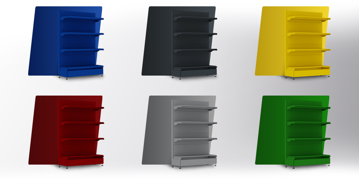Цвет стеллажей